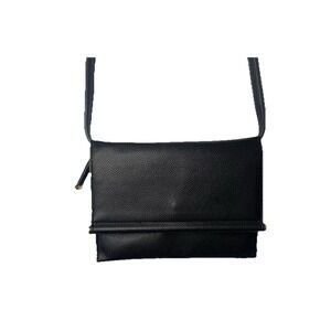 ALFANI Mini Toggle faux-leather women's crossbody shoulder bag BLACK